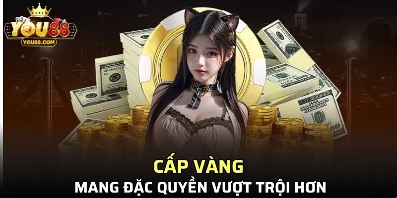 Cấp Vàng mang đặc quyền vượt trội hơn cấp Bạc