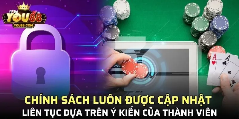Chính sách luôn được cập nhật liên tục dựa trên ý kiến của thành viên