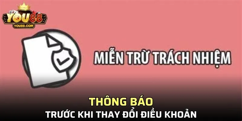 Lưu ý khi thay đổi nội dung
