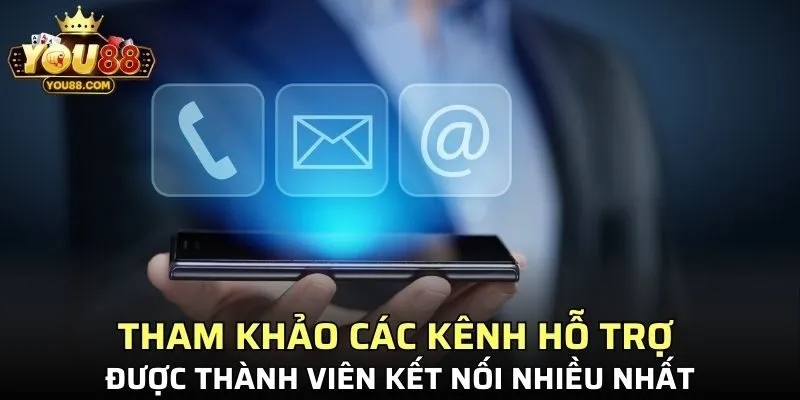 Tham khảo các kênh hỗ trợ được thành viên kết nối nhiều nhất