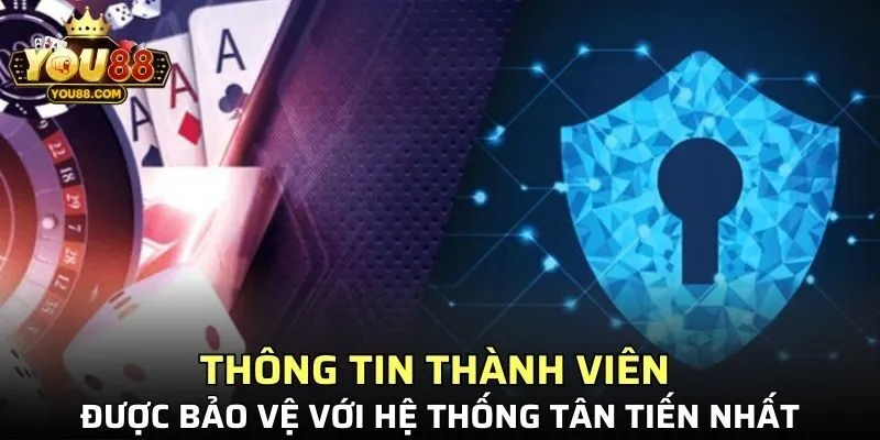 Thông tin thành viên được bảo vệ với hệ thống tân tiến nhất