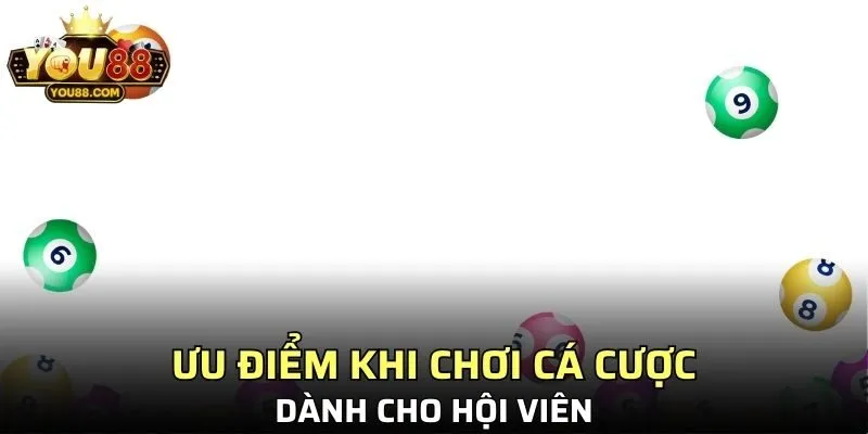 Ưu điểm khi chơi cá cược dành cho hội viên